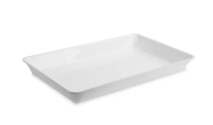 Polümetüülmetakrülaadist GN 1/1 50 mm Plexi nõu Valge