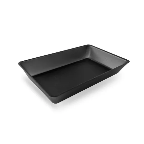Polümetüülmetakrülaadist GN 1/1 80 mm Plexi nõu Tume suitsuhall