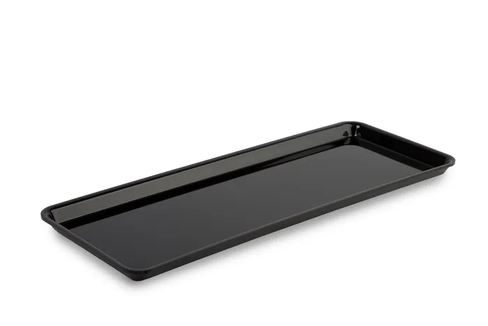 Polümetüülmetakrülaadist GN 2/5 20 mm Plexi nõu Must