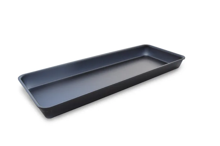 Polümetüülmetakrülaadist GN 2/5 40 mm Plexi nõu Tume suitsuhall